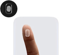 Fingerabdrucksensor des Galaxy S8