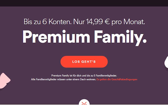 Spotify Familien-Abo