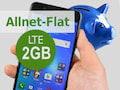 Gnstige Allnet-Flats mit mindestens 2 GB Datenvolumen unter 15 Euro