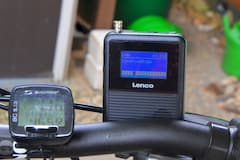 Lenco am Lenker: Das PDR-04 bei einer Radtour