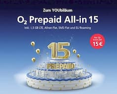 Prepaid-Aktionstarif von o2 weiter im Angebot