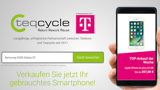Verkaufs-Portal Teqcycle der Telekom im Test