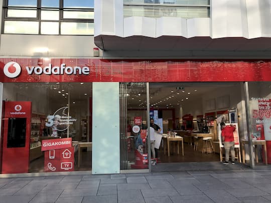 Auch bei Vodafone wenig los