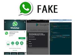 Ein paar Screenshots der WhatsApp-Fake-App