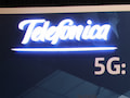 Messestand von Telefnica auf dem Global Mobile Broadband Forum von Huawei in London.
