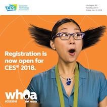 Das Motto der CES 2018: whoa