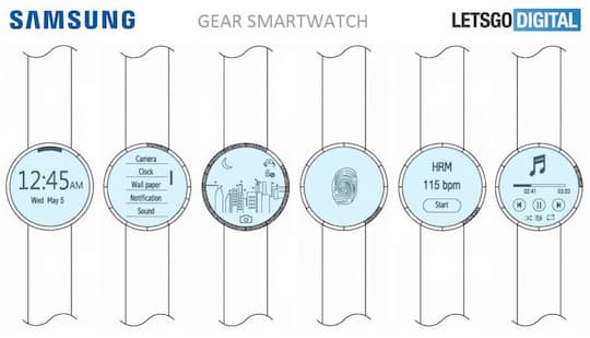 Patent zeigt verschiedene Einsatzgebiete einer Gear-Smartwatch