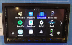 Kenwood-Autoradio mit Untersttzung fr kabelloses Android Auto