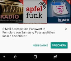 Samsung Pass kann Zugangsdaten fr Apps speichern