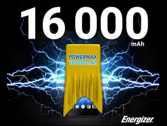 Das Energizer Power Max P16K Pro hat einen Akku mit 16000 mAh