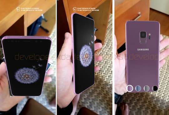 Das Samsung Galaxy S9 in der neuen Farbe Lilac Purple