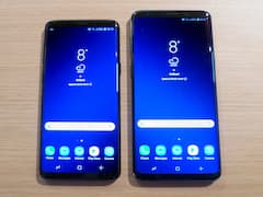 Samsung Galaxy S9 und S9+ nebeneinander