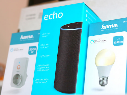 Mit Amazon Echo lassen sich die Hama-Produkte gut bedienen