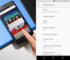 Das Moto Z erhlt Android 8.0 Oreo