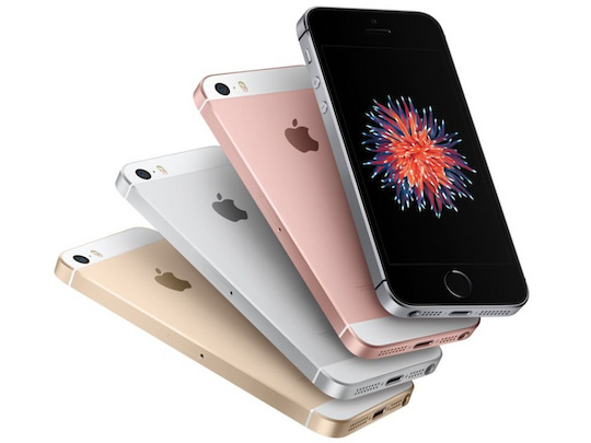 Die Farbvarianten des iPhone SE von 2017