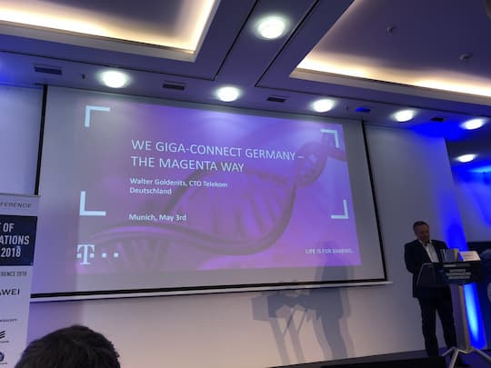 Walter Goldenits (CTO, Deutsche Telekom) stellte den Magenta Way vor