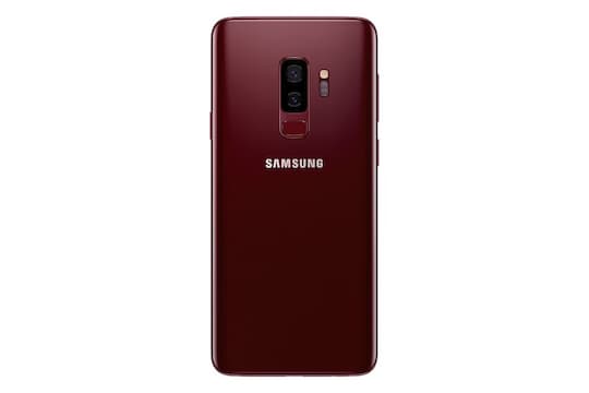Galaxy S9 in Burgrundy Red