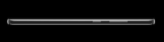 Die Seitenansicht des Samsung Galaxy Note 8