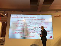 83 Innovationen stellt Vodafone auf der Messe CEBIT in Hannover vor.