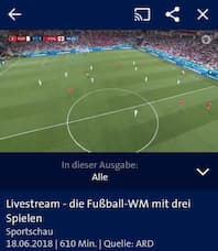 Livestream der ARD-Sportschau
