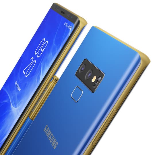 So wrde ein blaues Galaxy Note 9 aussehen