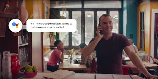 Google Duplex beim Telefonieren