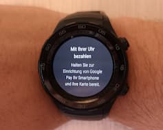 Google Pay auf der Smartwatch