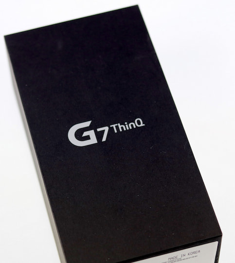 So ist das LG G7 ThinQ verpackt.