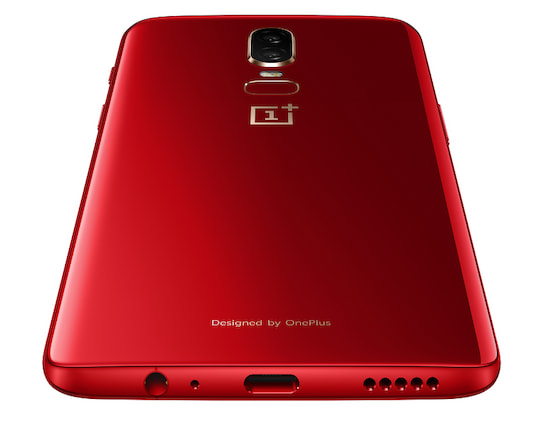 Oneplus 6 in Rot