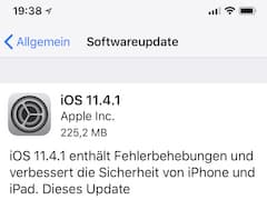 iOS 11.4.1 ist da