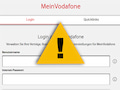 Ein Login-Problem aus "fremden" Netzen beim Vodafone-Kunden-Konto wurde laut Hotline repariert.