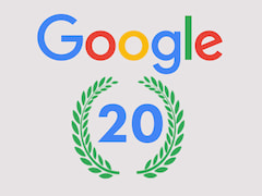 Die Suchmaschine Google feiert 20. Geburtstag.