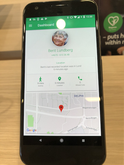 Doro bietet den Nutzern seiner Smartphones Hilfe in allen Lebenslagen, beispielsweise wenn Handy oder Trger/in "verloren" gehen.