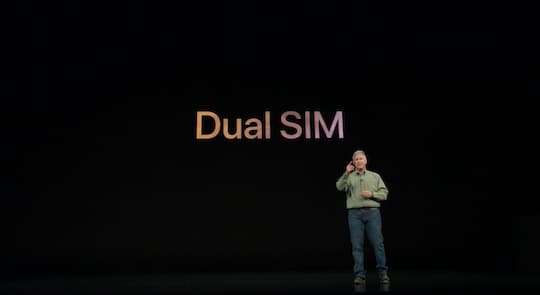 iPhone XS (Max) mit Dual-SIM