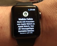 Die Apple Watch wird zum Walkie-Talkie