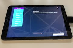 Demo-App fr HRadio auf einem Android-Tablet