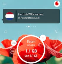 Roaming-Test mit Vodafone in den Niederlanden