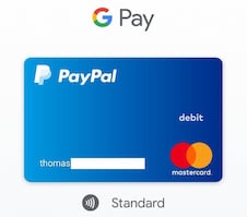 Google Pay mit PayPal