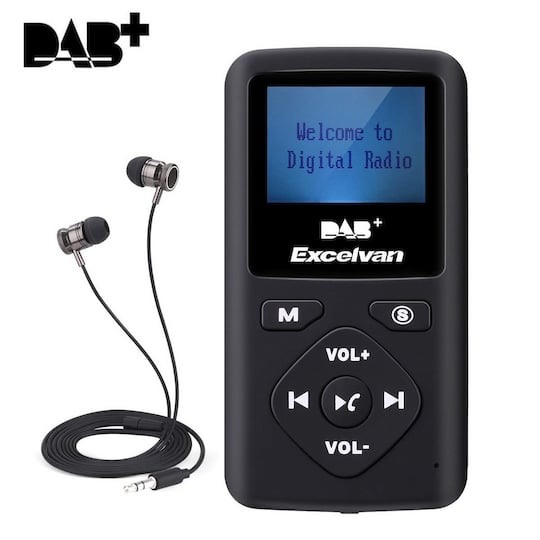 Das Excelvan Pocket Radio mit DAB+