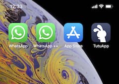 Zweimal WhatsApp und zwei AppStores