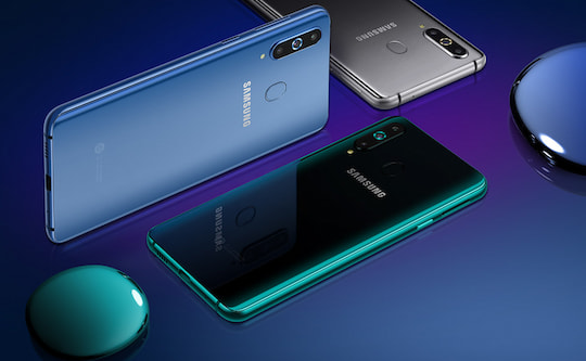Das Samsung Galaxy A8s wird es vermutlich in drei Farben geben.