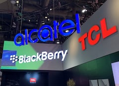Blackberry am TCL-Stand auf der CES
