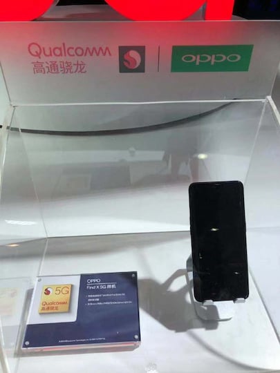 Oppo hat in China das Find X als 5G-Prototypen gezeigt.