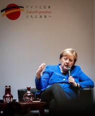 Bundeskanzlerin Angela Merkel bezieht in Japan Stellung in Sachen Huawei.
