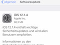 iOS 12.1.4 ist da
