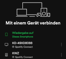 Groer Fehler bei Spotify Connect