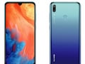 Das Huawei Y7 2019 mit blauem Farbverlauf