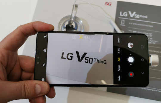 Die Kamera-App des LG V50 ThinQ
