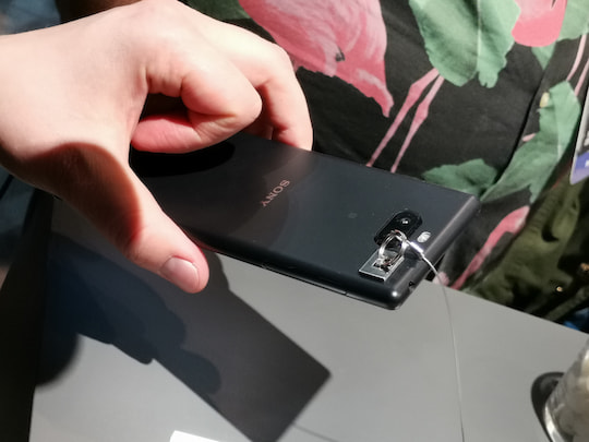 Die Rckseite des Xperia 10 Plus mit Dual-Cam