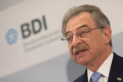 Der Prsident des Bundesverbandes der Deutschen Industrie (BDI), Dieter Kempf.
